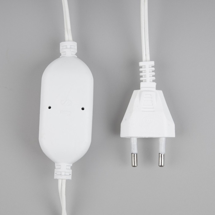 Гирлянда «Нить» 10 м роса, IP44, медная нить, 100 LED, свечение фиолетовое, мерцание, 220 В Гирлянда «Нить» 10 м роса, IP44, медная нить, 100 LED, свечение фиолетовое, мерцание, 220 В