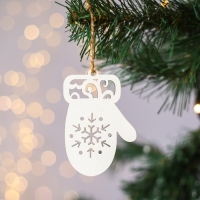 Ёлочные игрушки новогодние «Новый год: Чудес и волшебства», набор 5 шт Ёлочные игрушки новогодние «Новый год: Чудес и волшебства», набор 5 шт