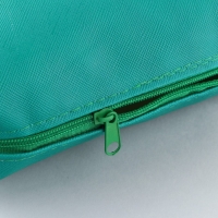 Аптечка дорожная из искусственной кожи "FIRST AID KIT", 14*10*5 см, зеленый цвет