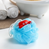 Мочалка детская для купания с петелькой &laquo;Крабик&raquo;