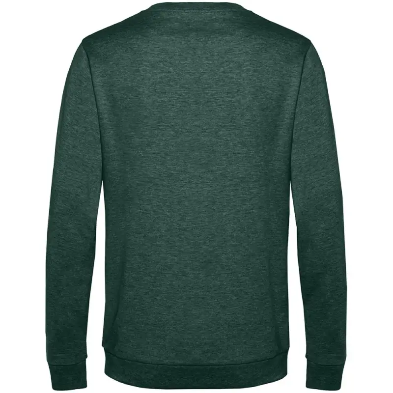 Свитшот унисекс Set In, темно-зеленый меланж, размер XS