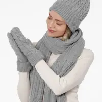 Варежки Heat Trick, светло-серый меланж, размер L/XL