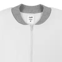 Бомбер College молочный, размер S