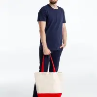 Холщовая сумка Shopaholic, красная Холщовая сумка Shopaholic, красная