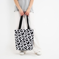 Шопер Леопард, 40х12х38, цвет чёрный Шопер Леопард, 40х12х38, цвет чёрный