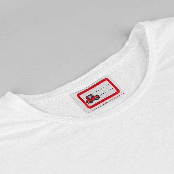 Нашивка &laquo;Машинка&raquo;, 5,5 &times; 3,2 см, 10 шт, цвет красный