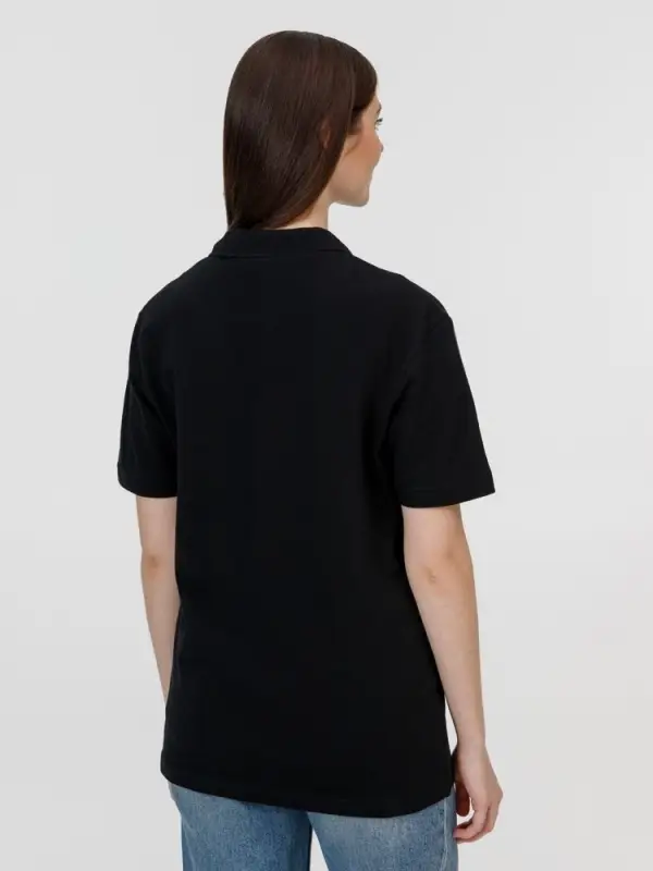 Рубашка поло унисекс Pulse, черная, размер S