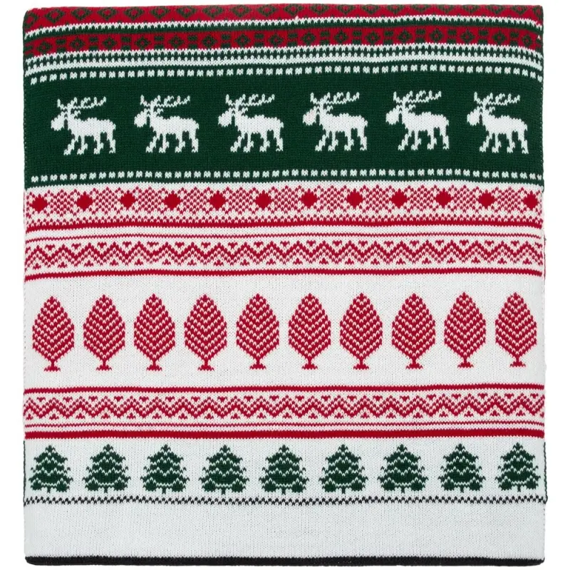 Шарф Mirakler, красный с зеленым Шарф Mirakler, красный с зеленым