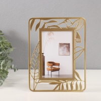 Фоторамка металл на 1 фото 10х15 см "Птичка колибри" золото 16,5х21,5 см Фоторамка металл на 1 фото 10х15 см "Птичка колибри" золото 16,5х21,5 см