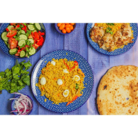 Тарелка керамическая Доляна &laquo;Бодом&raquo;, d=22 см, цвет синий