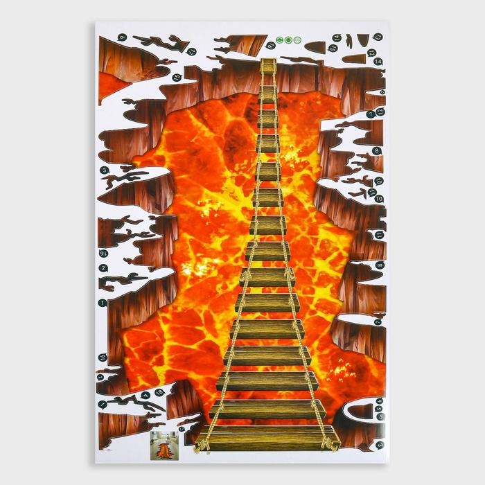 Наклейка 3Д интерьерная Мост 90*60см