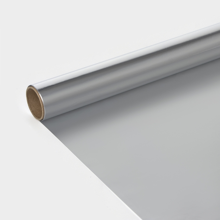 Фольга пищевая алюминиевая Доляна, универсальная, 44 см &times; 7 м, 14 мкм