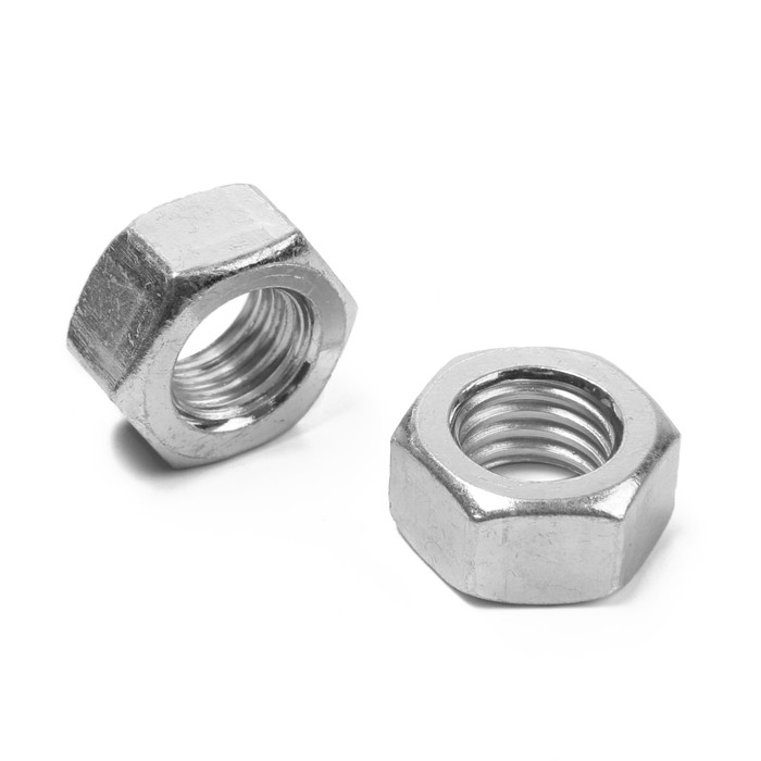 Гайка ТУНДРА, шестигранная, DIN 934, класс прочности 6, оцинкованная, М12, 1 кг Гайка ТУНДРА, шестигранная, DIN 934, класс прочности 6, оцинкованная, М12, 1 кг