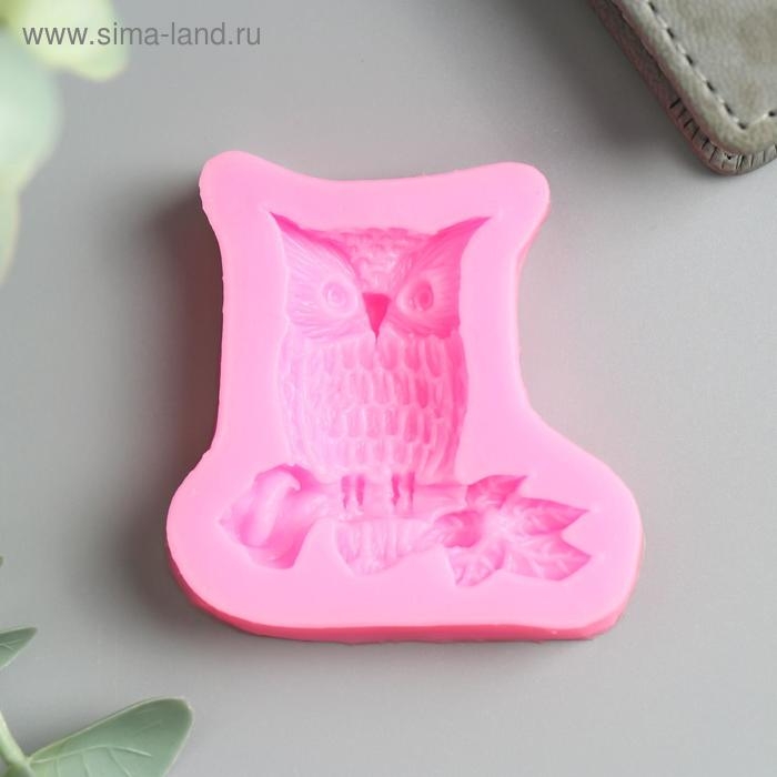 Молд силикон Молд силикон "Филин на ветке" 1,2х5,5х5,5 см