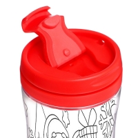 Термостакан раскраска «С Новым годом!», 14,5 см, цвет ярко-красный Термостакан раскраска «С Новым годом!», 14,5 см, цвет ярко-красный