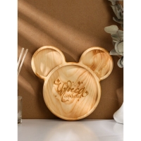 Менажница авторская Adelica &laquo;Чудеса случаются&raquo;, 19&times;21&times;2,2 см, цельный массив кедра