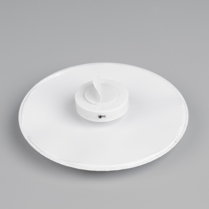 Светодиодная игрушка на липучке &laquo;Снеговик в шляпе&raquo; 13 см, батарейки LR44х3 (в комплекте), свечение мульти