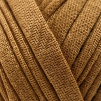 Пряжа трикотажная 100% хлопок "Лентино mini" 100 гр 40 м цвет 25 миндаль