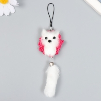 Пушистик на подвеске "Котик на коврике" МИКС Пушистик на подвеске "Котик на коврике" МИКС