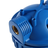 Корпус для фильтра ZEIN, 10SL, 1/2", для холодной воды, ключ, крепление, прозрачный