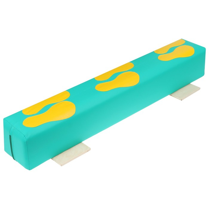 Бревно гимнастическое мягкое «Следы», 1 м, цвета МИКС Бревно гимнастическое мягкое «Следы», 1 м, цвета МИКС