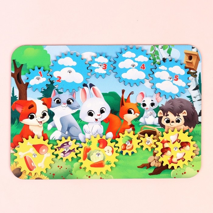 Набор шестерёнок «Кто что ест?» Набор шестерёнок «Кто что ест?»