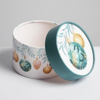 Коробка подарочная &laquo;Новогодние игрушки&raquo;, 12 х 8 см, Новый год