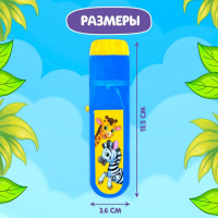 Проектор-фонарик &laquo;Весёлые зверята&raquo;, 6 слайдов, свет