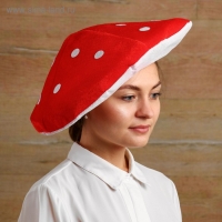 Карнавальная шляпа &laquo;Мухомор&raquo;, р. 56&ndash;58