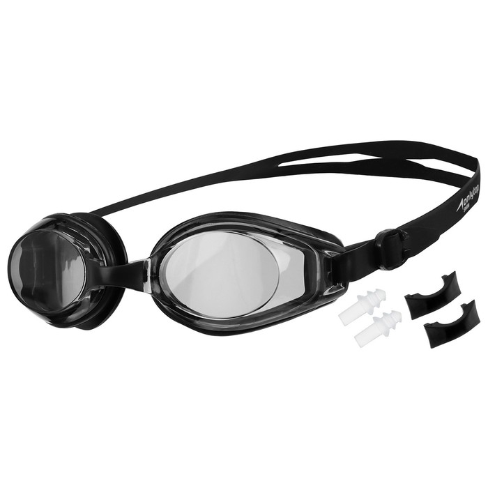 Очки для плавания ONLYTOP, беруши, набор носовых перемычек, цвета МИКС Очки для плавания ONLYTOP, беруши, набор носовых перемычек, цвета МИКС