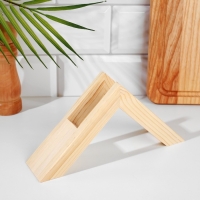 Салфетница деревянная "Треугольник" 210х48х105мм Салфетница деревянная "Треугольник" 210х48х105мм