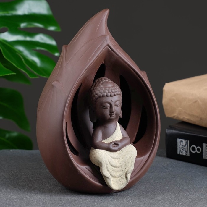 Подставка для благовоний Подставка для благовоний "Будда" 18х12см, с подсветкой, батарейки LR44