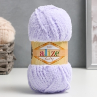 Пряжа "Softy" 100% микрополиэстер 115м/50гр (146 нежная сирень) Пряжа "Softy" 100% микрополиэстер 115м/50гр (146 нежная сирень)