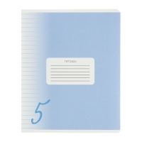 Комплект тетрадей из 10 штук, 18 листов в линию Calligrata "Пятёрка", обложка мелованный картон, ВД-лак, блок офсет, 5 видов по 2 штуки