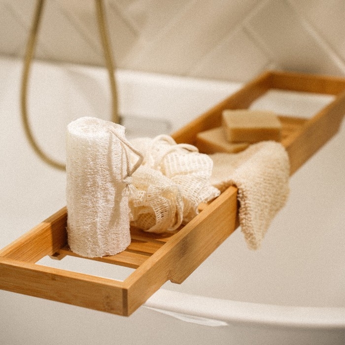 Набор для ванной SL Home &laquo;Ортика&raquo;, 3 мочалки: розочка, варежка, люффа