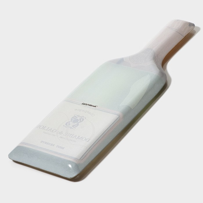 Блюдо стеклянное сервировочное Доляна &laquo;Игристое&raquo;, 34,5&times;11,5&times;1,5 см