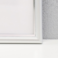 Фоторамка пластик "МИРАМ" 30х30 см, 636421-33, серебро (пластиковый экран)