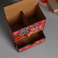 Новогодний чайный домик "Побед и новых свершений" 20х15х8,5 см Новогодний чайный домик "Побед и новых свершений" 20х15х8,5 см