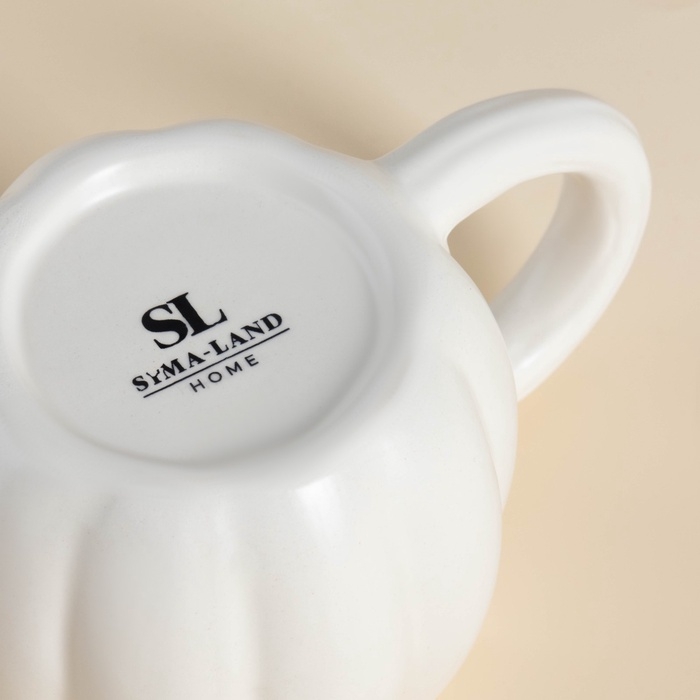 Кружка SL Home «Осенний бриз», 14×10×8,8 см, белая Кружка SL Home «Осенний бриз», 14×10×8,8 см, белая