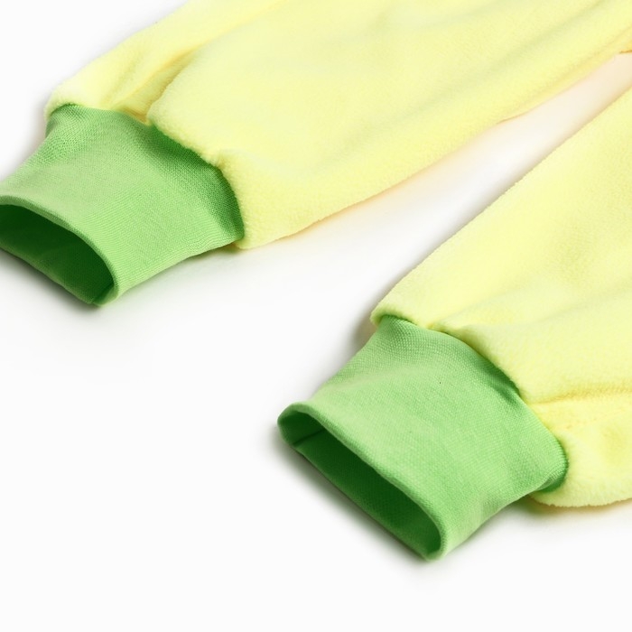 Комбинезон детский, цвет жёлтый неон, рост 104-110 см