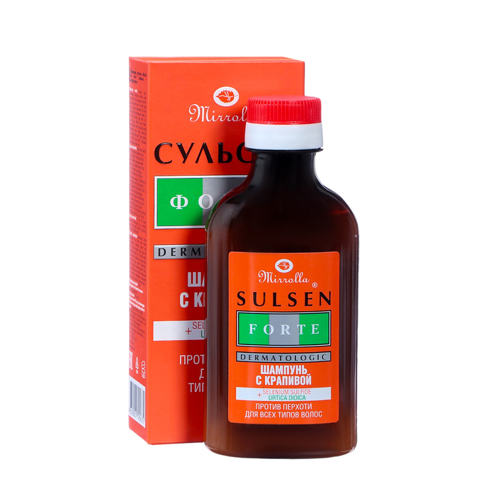 Шампунь Mirrolla &laquo;Сульсен Форте&raquo; 2% с крапивой, 150 мл