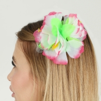 Гавайский набор &laquo;Тропики&raquo;: юбка, зажим, венок, цвет розовый