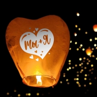 Фонарик желаний &laquo;Ты+Я&raquo;, сердце, цвета МИКС