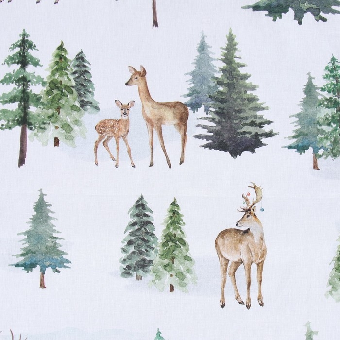 Постельное бельё &laquo;Этель&raquo; 1.5 сп &laquo;Однажды в лесу&raquo; 143х215 см,150х214 см, 70х70 см 2 шт, поплин