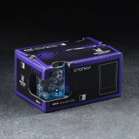 Набор стопок Рrimavera, стеклянный, 6 шт, 50 мл, гравировка, цветное дно