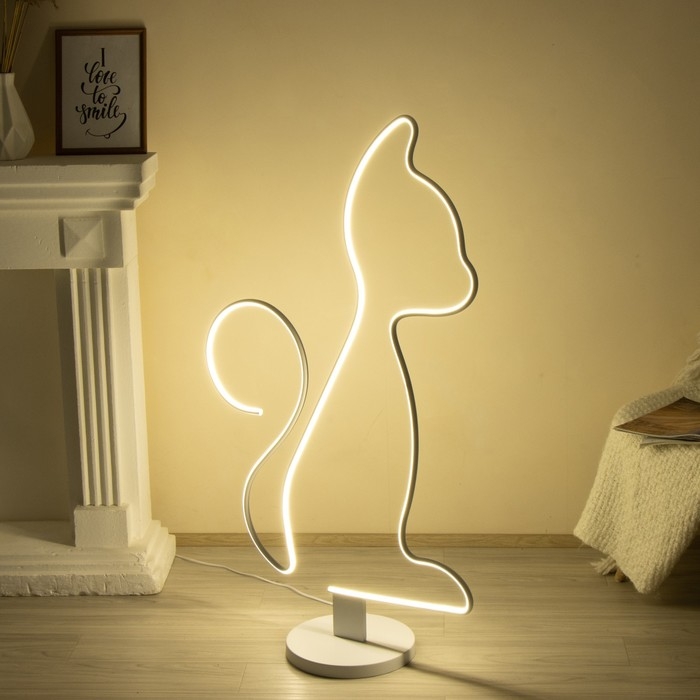 Торшер "Кошечка" LED 80Вт 4000К 82х30х120 см