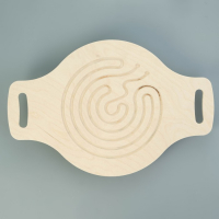 Доска балансировочная балансборд "Лабиринт" с шариком, 54х36 см Доска балансировочная балансборд "Лабиринт" с шариком, 54х36 см