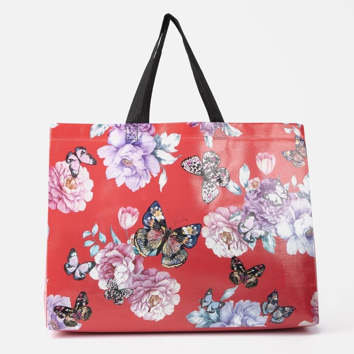 Сумка хозяйственная без застёжки, красный Сумка хозяйственная без застёжки, красный