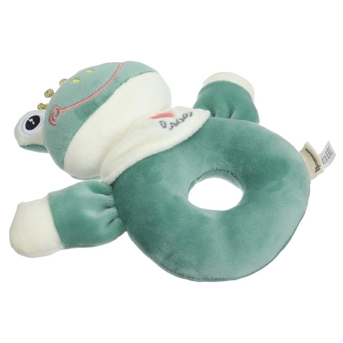 Погремушка мягкая на кольце &laquo;Лягушастик&raquo;, Крошка Я