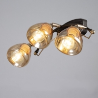 Бра "Солара" 3х14 40Вт черный 47х20х21,5см Бра "Солара" 3х14 40Вт черный 47х20х21,5см